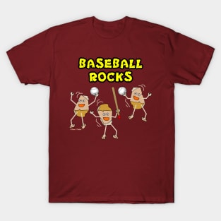 Three Baseball Light Rocks T-Shirt